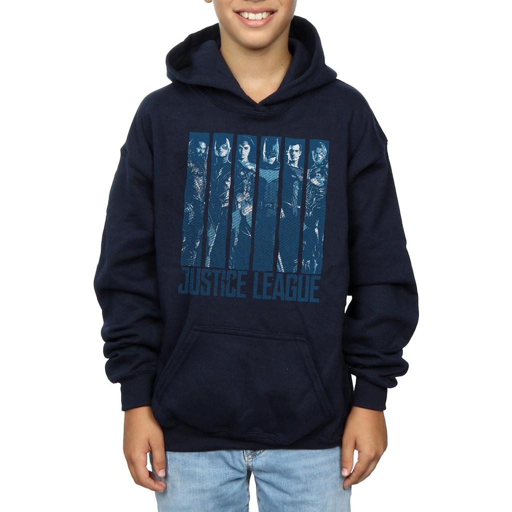 DC Comics Boys Justice League Movie Double Indigo Hoodie