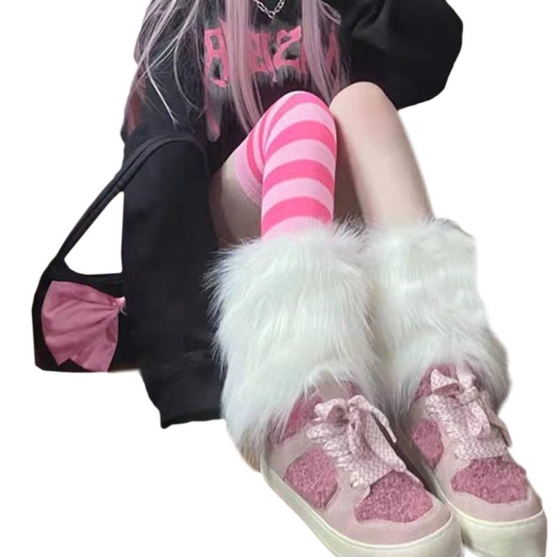 Women's Knitted Winter Warm Leg Warmers Long Socks Boot Cuffs Topper Legging Pads Knee Brace Pads Calf Warmers Sleeves
