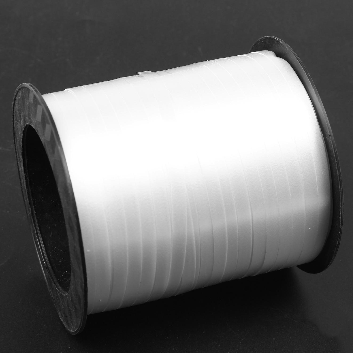 

1 Roll Balloon Ribbon 228M 5Mm For Wedding Party білий