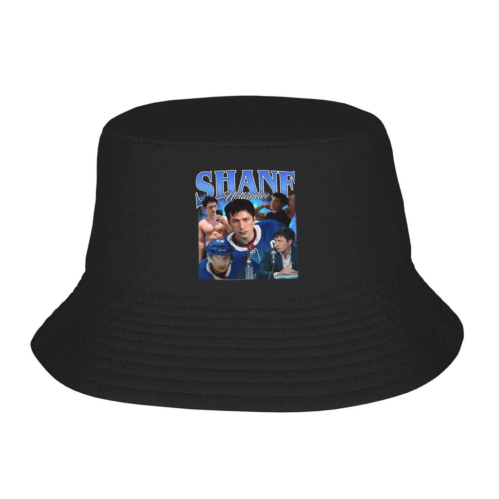 Shane Hollander Heated Rivalry Vintage Bootleg Hockey Art Bucket Hat Unisex FisherUnisex Hats Beach Travel Caps Hip Hop Sun Hats