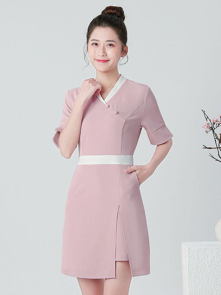 High-End Ladies Spa Technician Uniform: Spring/Summer Collection