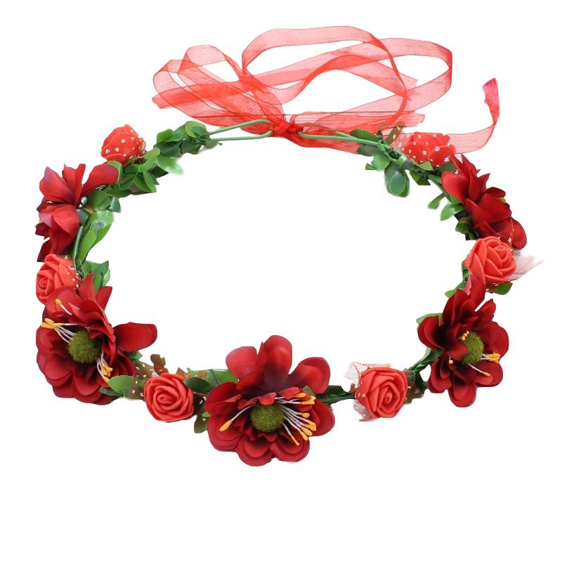 Boho Blumen-Haarband für Bräute & Kinder - Reise- & Auftritts-Accessoire