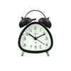 3-inch Metal Bedside Quiet Night Light Clock for Students and Office Workers