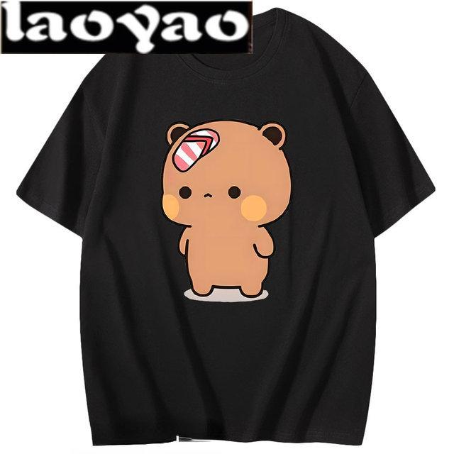 Men Women Casual Streetwear Tee Shirt Tops Lovely Bubu Is Throwing Flipflops At Dudu Since He Teases Bubu T Shirt
