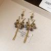 Silver Needle High-End Tassel Earrings – Elegant, Fashionable, Simple Design with a Unique Touch.