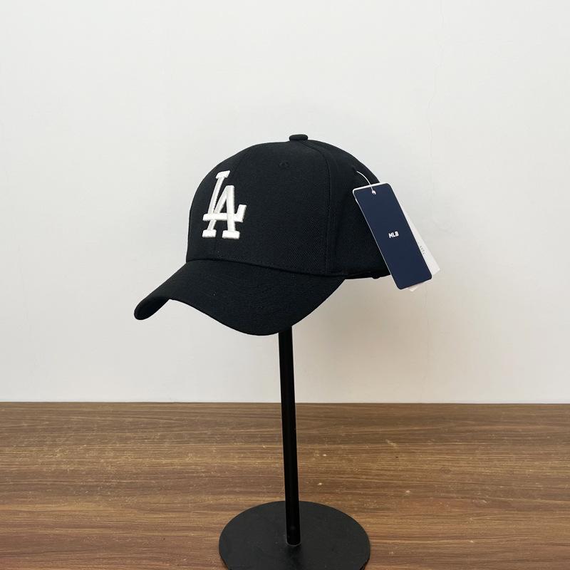 Verstellbare NY Yankees & LA Duckbill Baseballkappe mit festem Oberteil und großem Logo für Männer & Frauen