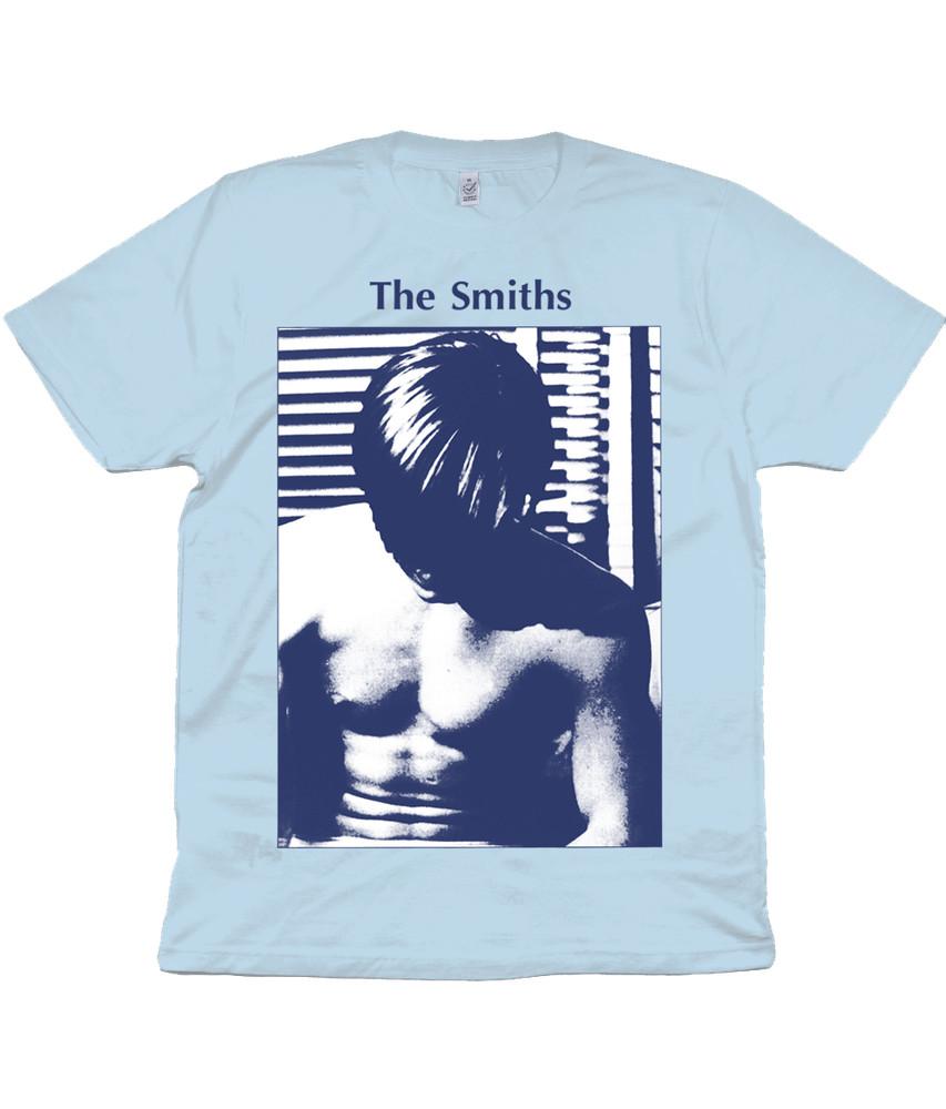 

The Smiths - The Smiths - 1984 - Blue and White - Organic T-Shirt - Morrissey XL
