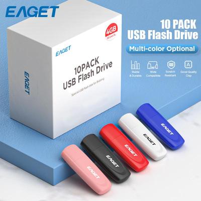 10Pcs 4GB/8GB USB Flash Drives Slide Retractable Memory Stick Bulk USB 2.0 Thumb Drive USB Memory Stick Multicolor U Stick Gift