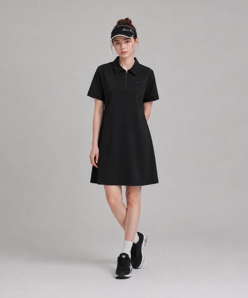DOWNBLOW Women'S String Shirt Collar Dress Db 9006W