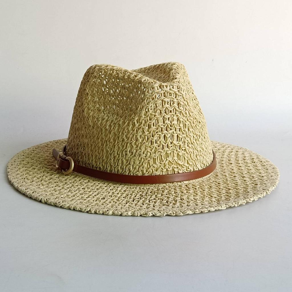 Heren Panama Zomer Strooien Hoed Geweven Jazz Hoed zomer strooien hoed Unisex Strandhoeden chapeau hoeden voor man