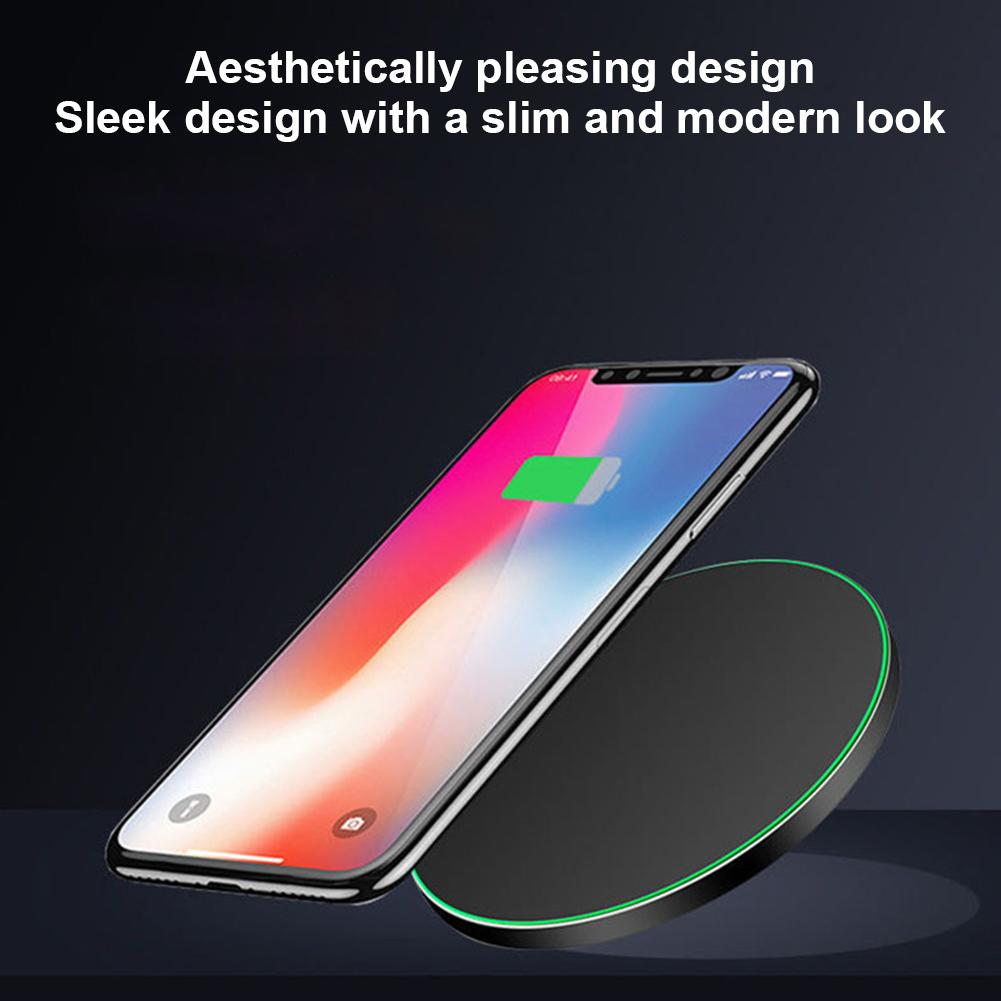 Super Fast Wireless Charger Charging Pad 15W Fast Wireless Charging Pad Phone Charger for IPhones & Samsung