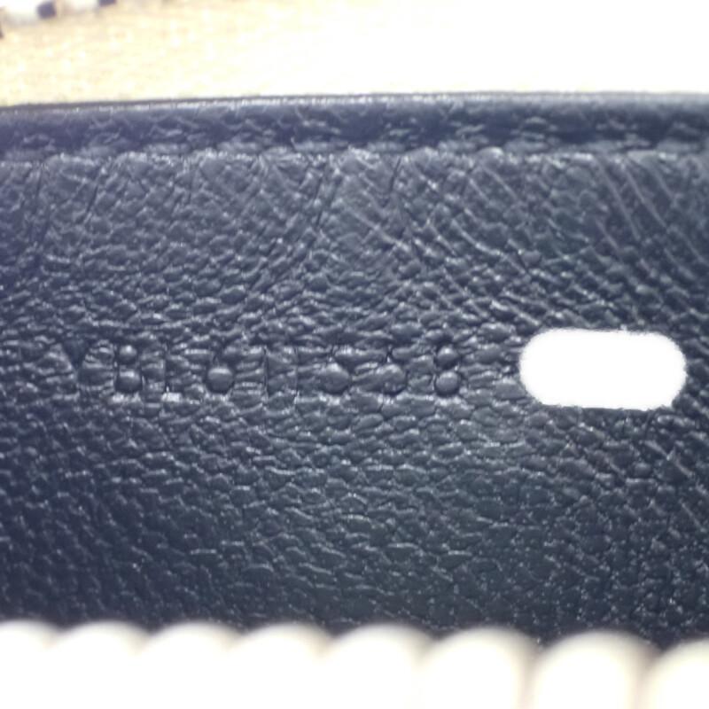 Saint Laurent 611558 Kartlık altın rengi deri Kadın