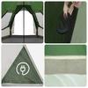 8 Person Teepee Tent with Roof Green 720 x 465 x 295 cm