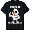 Fashion Release The Quackin Duck Gym Weightlifting Bodybuilder T-Shirt Graphic T Shirts Men Clothing Streetwear Camisetas