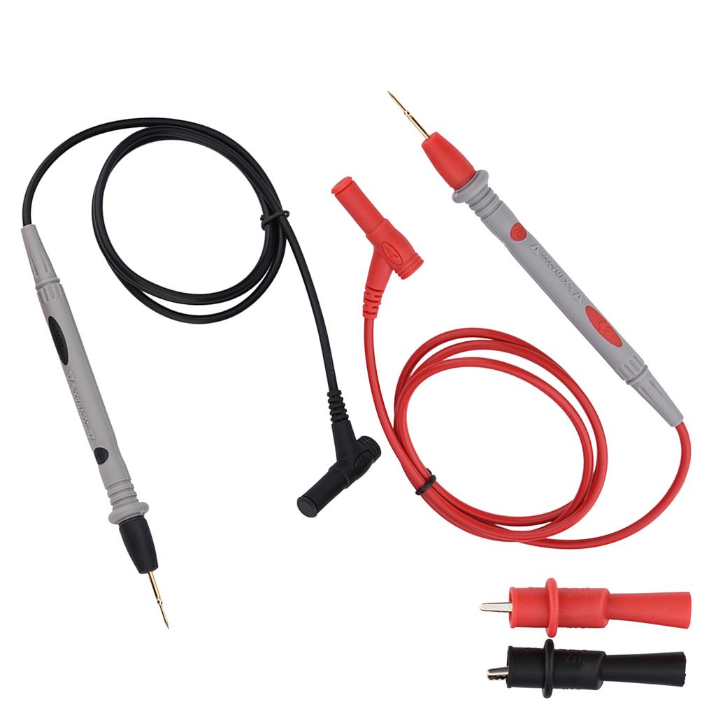 Ultra Sharp Multimeter Probe Precise 1000V 20A Gold Plated Probe S with Alligator Pliers