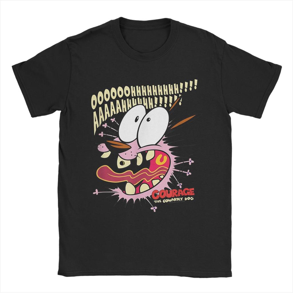 Amazing Courage the Cowardly Dog Not Gonna Like TShirt Unisex O Neck Pure Cotton T Shirts Short Sleeve Tees Gift Idea Clothing
