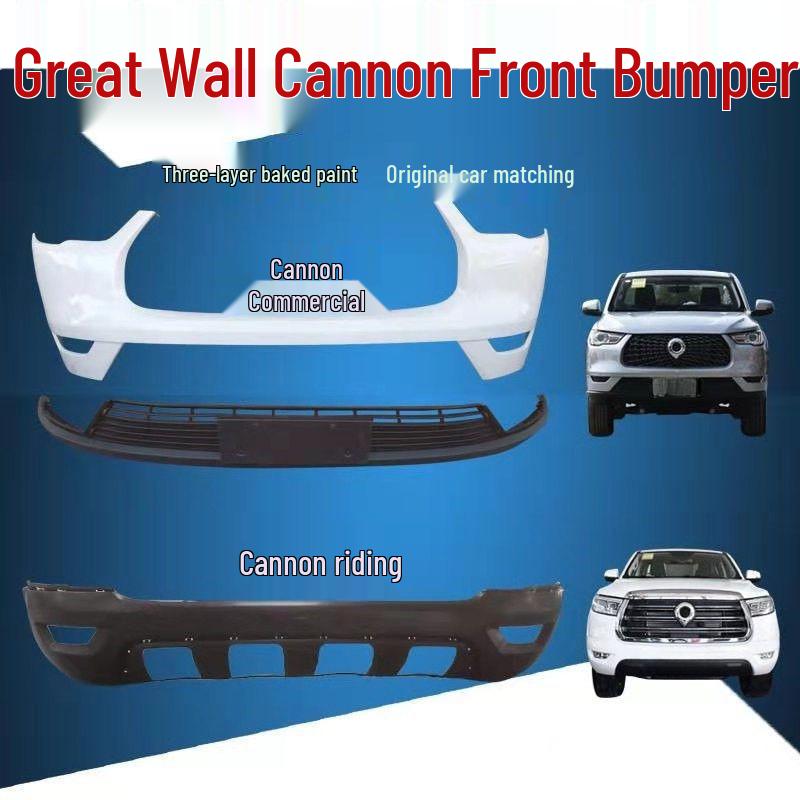 Great Wall Pao Front Bumper Painted Body Kit with Anti-collision Guard for Commercial Passenger Version