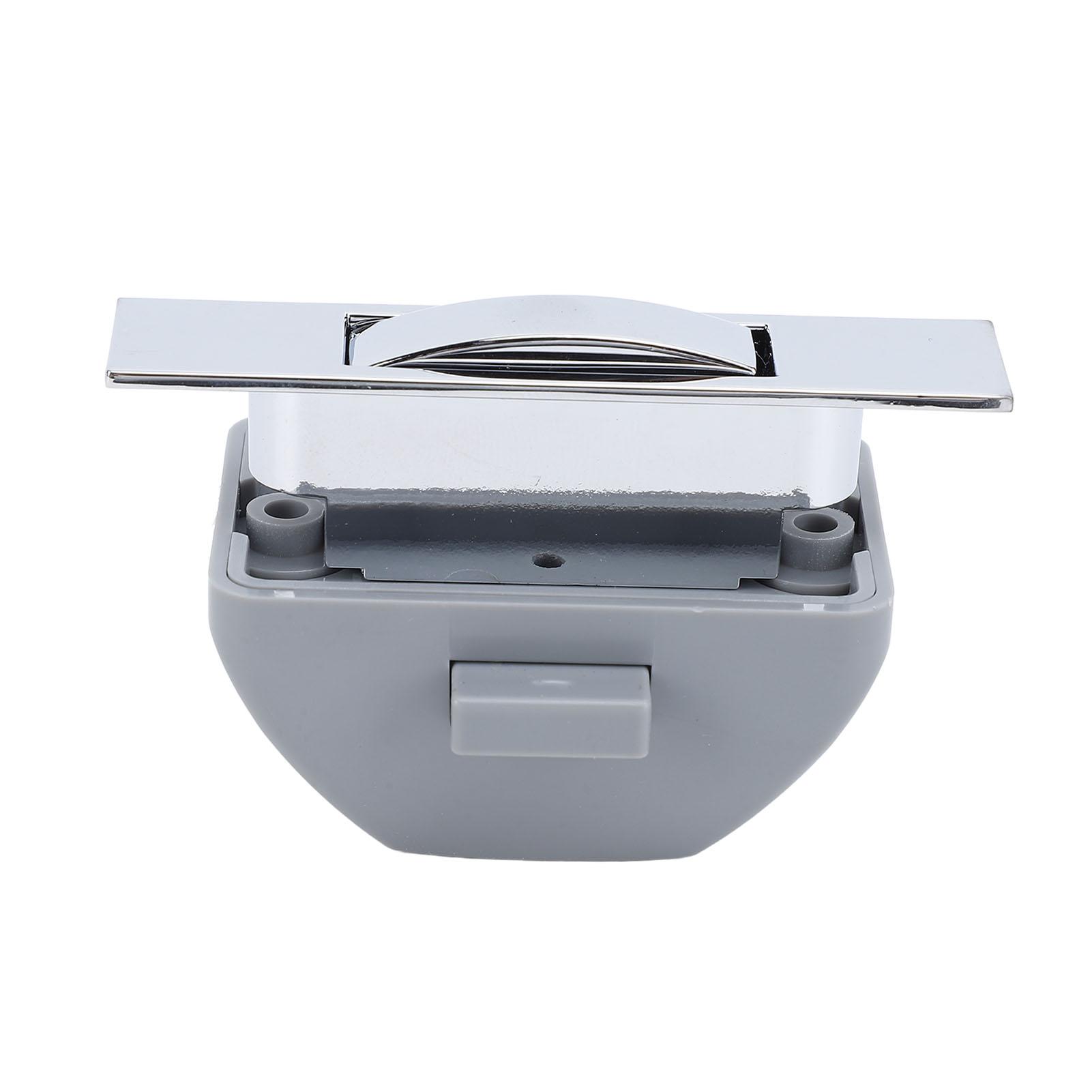 

RV Нажимной Замок для Шкафа Цинковый Сплав Без Ключа Замки для Шкафа для RV Яхт Автодома Каравана Хром