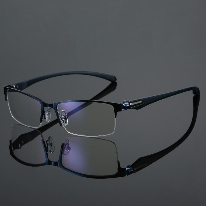 New unisex business Myopia glasses for men Metal frame glasses anti blue light Nearsighted Eyewear Glasses -1.0 -2.5 -3.0