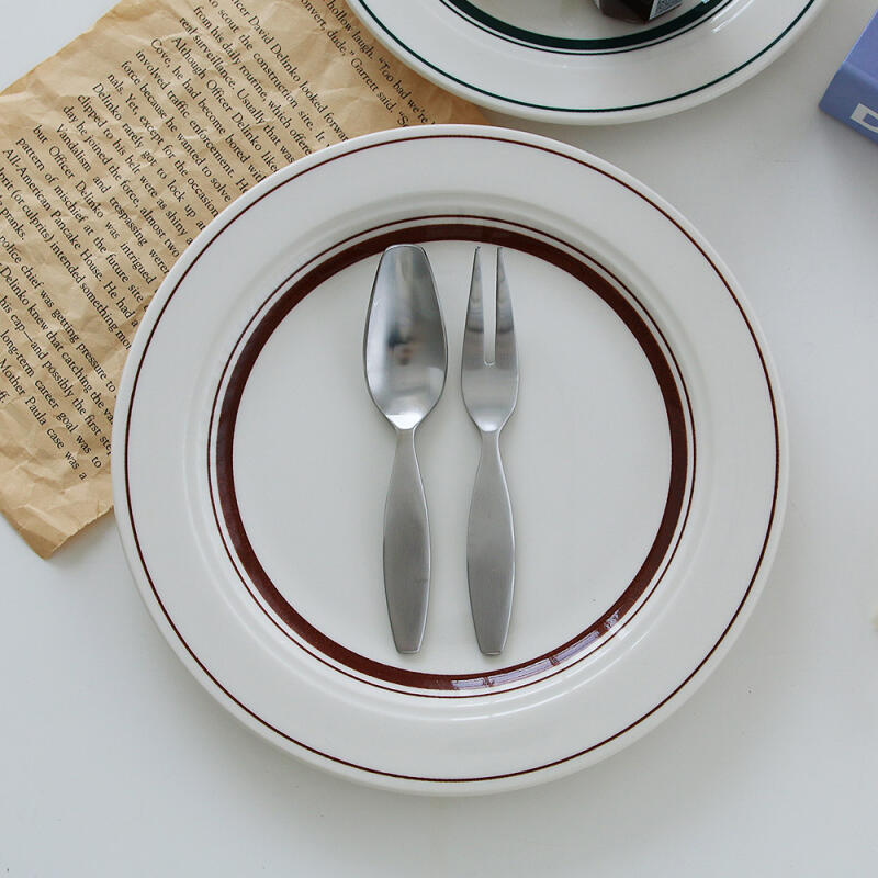 Basic Mini Teaspoon Tea Fork Coffee Spoon Fruit Fork Cafe teaspoon