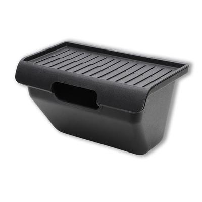 For Tesla Y Juniper Rear Seat Storage Box With Anti-slip Cover Under Seat Storage Tray Trash Can Car Interior Accessory