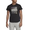 Adidas T Shirts Men's Black Crew Neck Moderate Straight Fit ED7258
