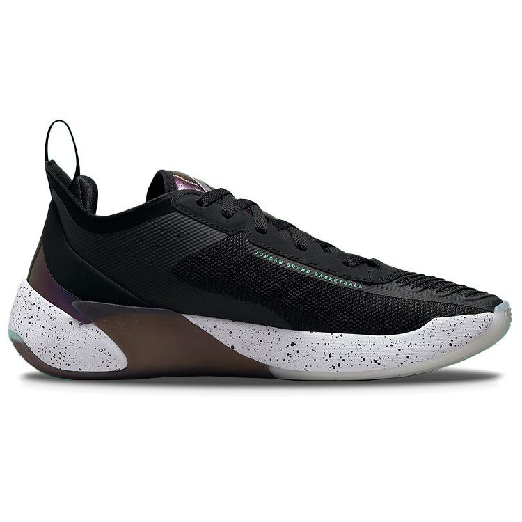 Air Jordan Luka 1 PF No Translation Men Sneakers Black Metallic-Silver Signal-Blue FB1800-004