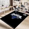 1pc THE ROCK Home Office, Durable Polyester Floor Mat with Easy, Office Decor, Urban Style, Nonslip Backing