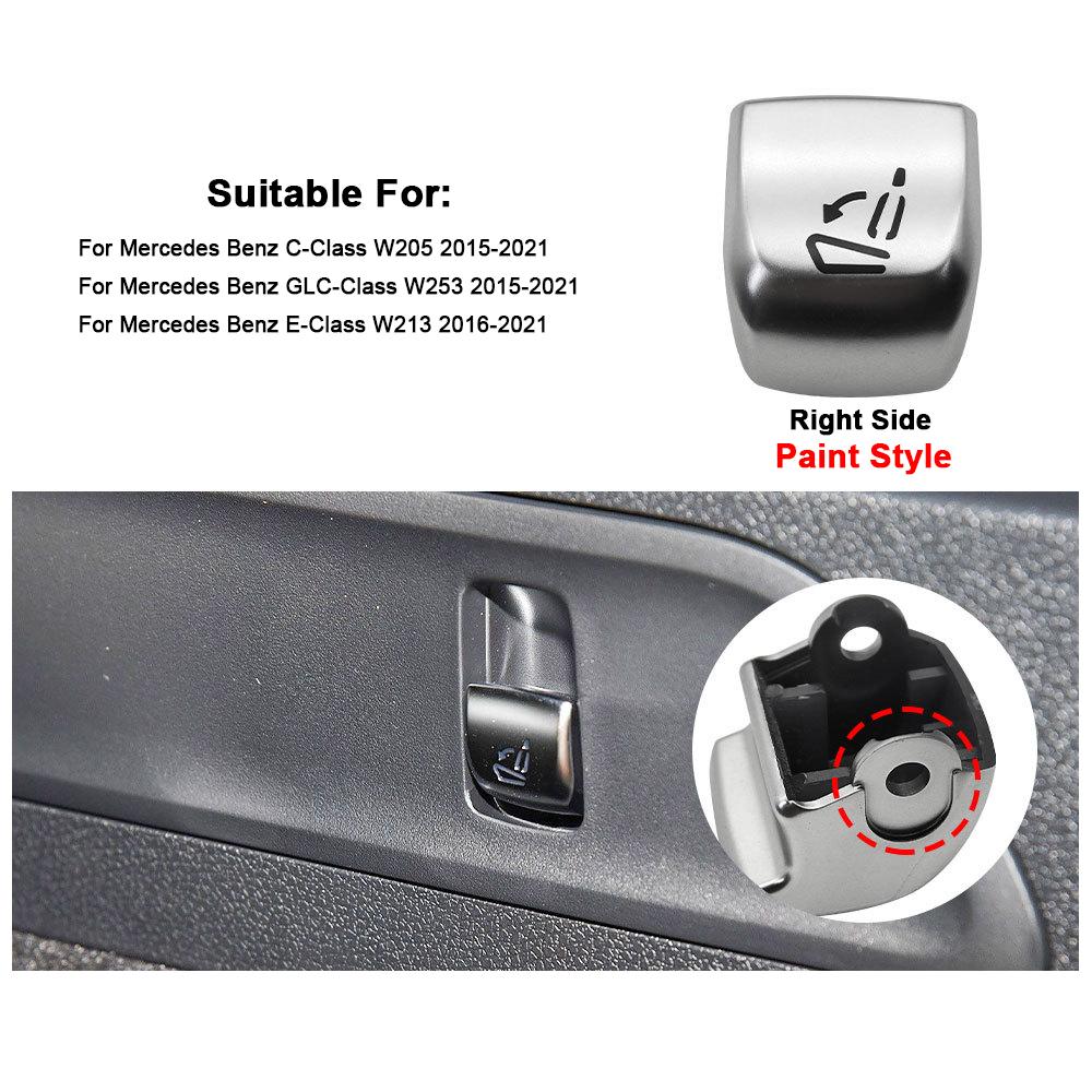 Car Seat Adjust Button Switch Cover Decor Seat Adjustment Button Replace For Mercedes Benz E GLC C-Class W205 W253 W213 Switches Seat 3