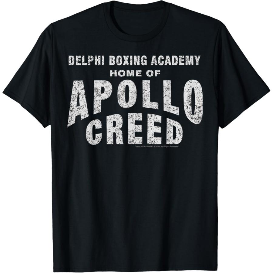 Футболка с логотипом Creed Delphi Boxing Academy Дом Аполло Крида S чёрный