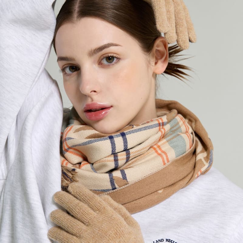 RECLOW RECLOW Plain Short Gloves Beige