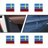 10Pcs Sweden Swedish Flag Logo Car Door Tag Warning Sticker Front Grille Bumper Decor For V40 V60 XC40 XC60 XC90 S40 S90