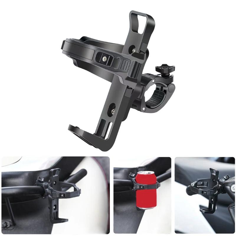 Universeller Getränkehalter Fahrrad Wasserflaschenhalter, 2 in 1 Fahrrad Wasserflaschenhalterungen, Fahrradbecherhalter, Wasserflaschenhalter