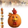 Farm Animal Pumpkin Sculpture Ornaments
