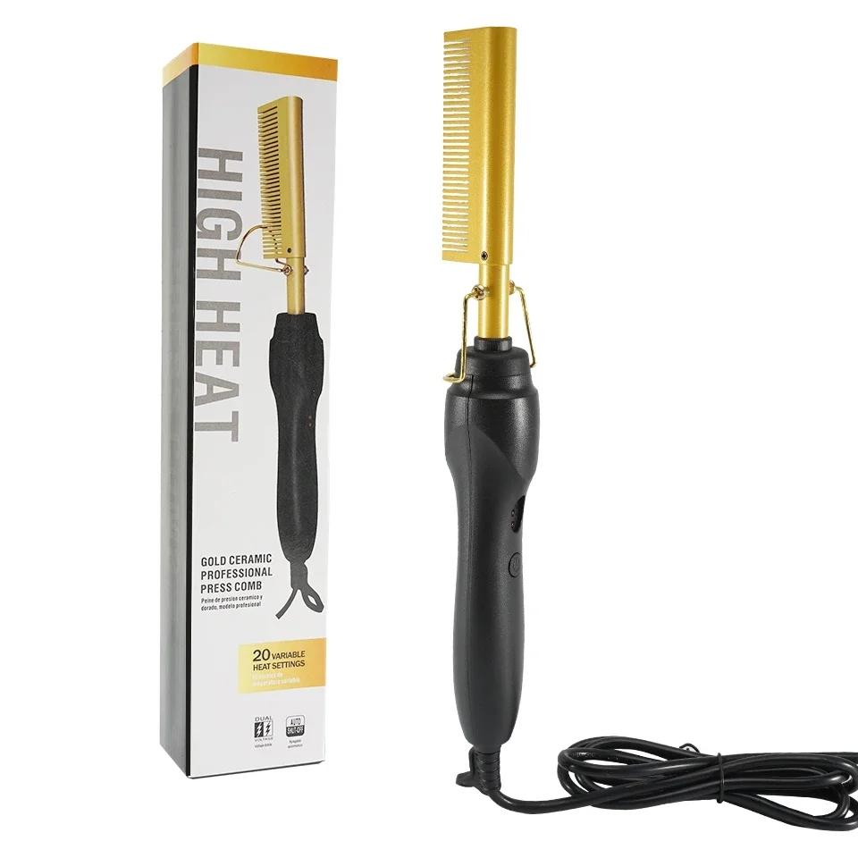 

Выпрямитель для волос Утюжок для волос Сухое и влажное использование Расческа с горячим нагревом Выпрямитель для волос Стайлер для завивки волос Щипцы для завивки волос Расческа с быстрым нагревом EU