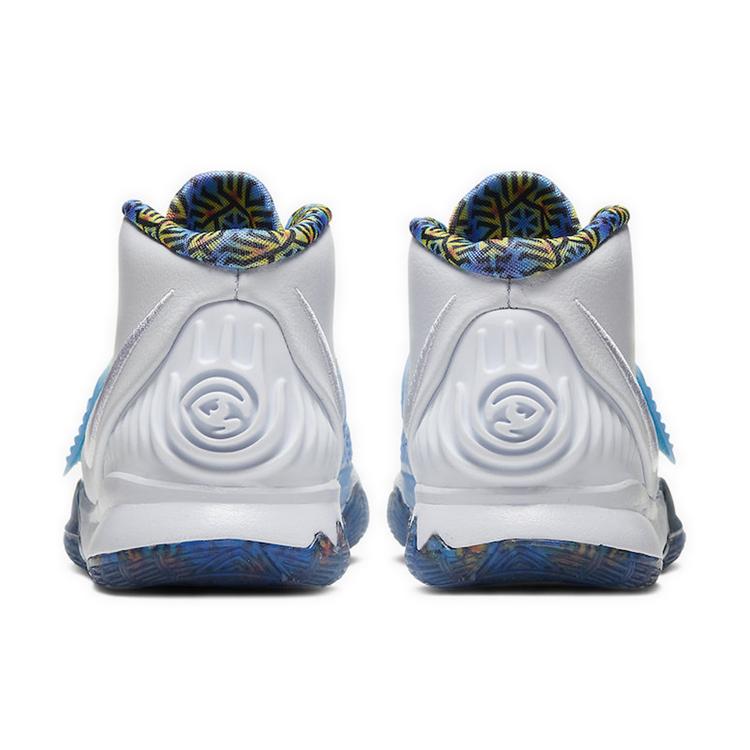 New Nike Kyrie 6 White Sapphire Crimson GS BQ5599-146