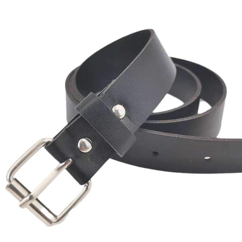 Women's Pin Buckle Belt Casual and Versatile Women's Jeans Decorative Belt Women's Trousers Belt