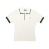 TRIMERE Cool Cable Tipping Knit Polo (Ivory)