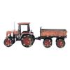 Alloy Retro Model Small Four Wheeled Tractor Car Model Home Model Ornaments for Decoration