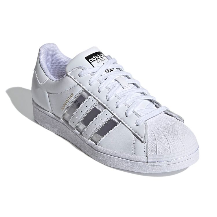 Adidas Superstar Bílé Průhledné Unisex Tenisky Cloud-White Supplier-Colour Core-Black FY7717