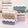 Premium Coral Fleece Towel Set - Soft, Wavy, Super Absorbent, Thick & Bouncy for Bath & Face