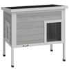 Outdoor Cat House, Insulated Cat Shelter with Insulated Liner, Waterproof Asphalt Roof, Escape Door, Opening Top