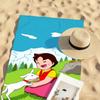 Asciugamano Carino Cartone Animato Bambina Heidi Morbido Regalo Piscina Per Viaggio Palestra Doccia Campeggio Asciugatura Rapida Sportivo Grandi Asciugamani da Spiaggia