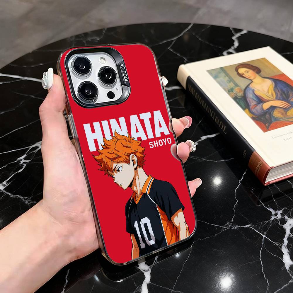S-Shoyo H-Hinata BOY H-Haik-yu Phone Case For iPhone 17,16,15,14,13,12,11 Plus,Pro Max,XS,Colorful Silver Phone case Funda Cover