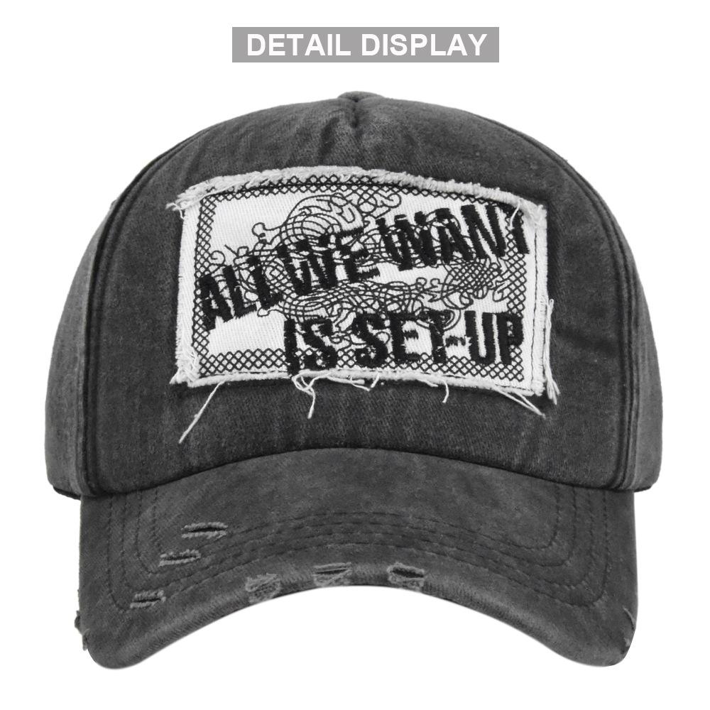 Vintage Ayarlanabilir Unisex Vintage Şapka, Dış Mekan Yürüyüşü ve Dağcılık İçin