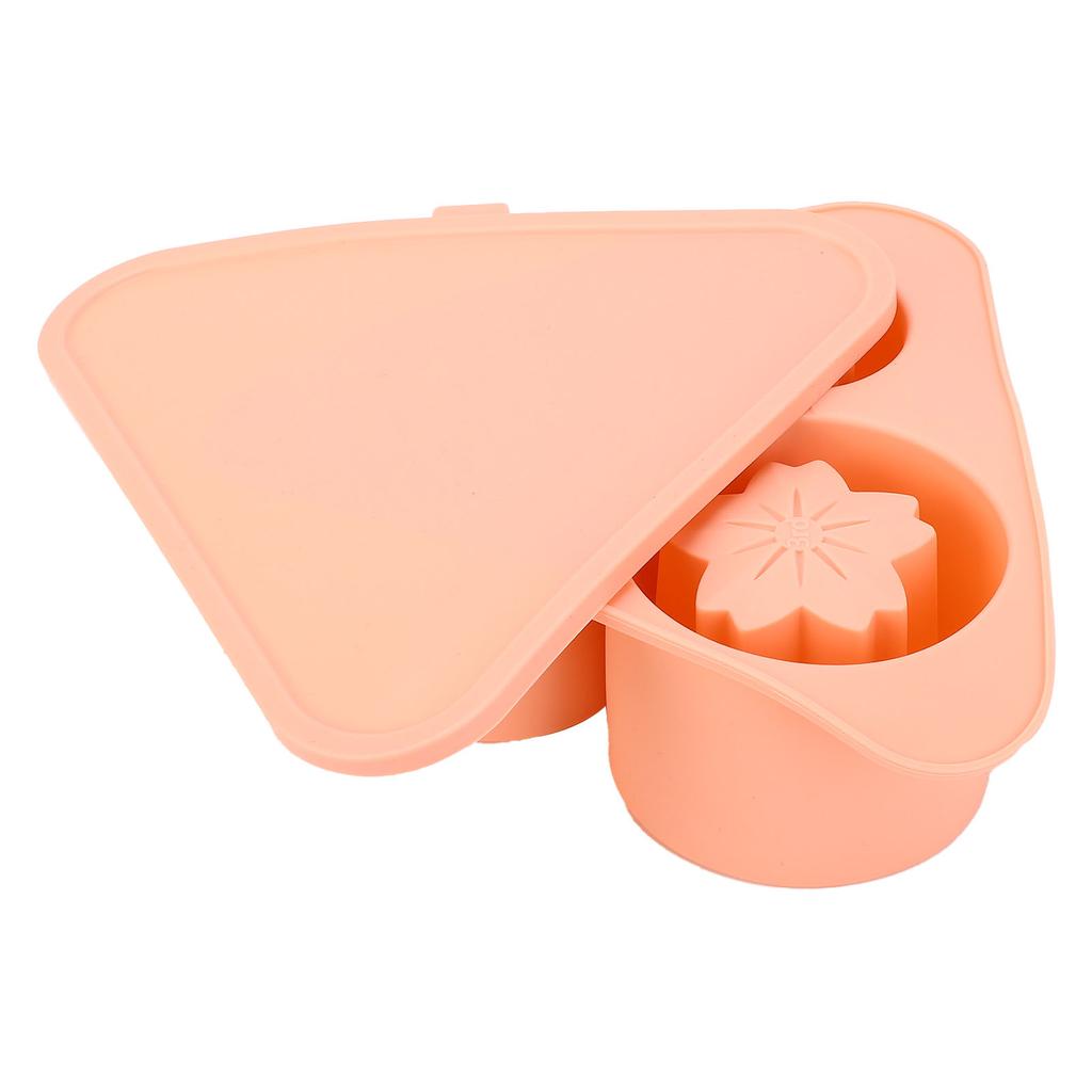 Ice Cube Tray Large Capacity Food Grade Silicone Hollow Cylinder Ice Cube Maker with Lid for 20 30