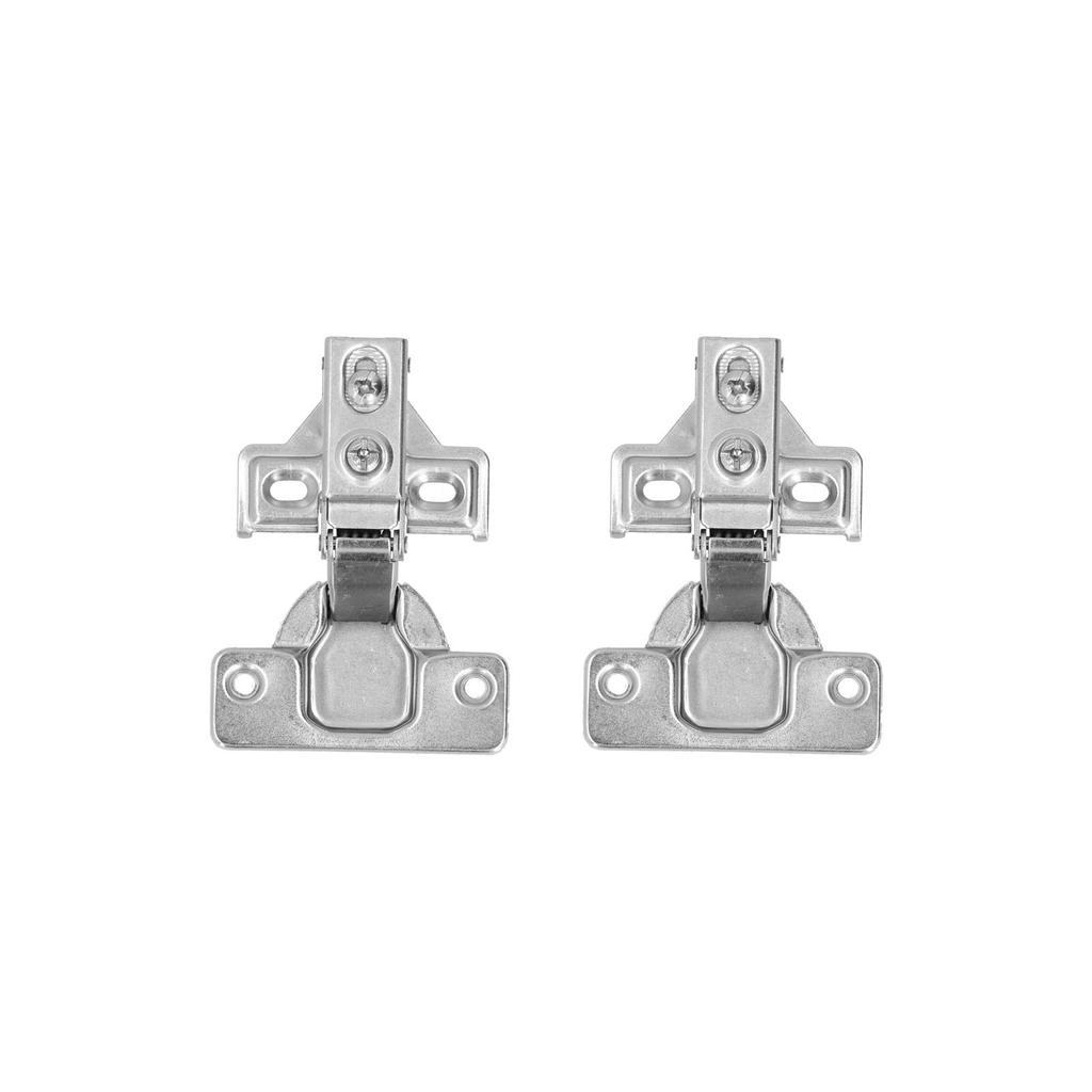 2Set Short Arm Door Hinge with Screws 90‑105 Degrees  American Hydraulic Damping Hinge for Cabinet Cupboard