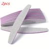 2 Pack Nail File and Buffer, Professional Manicure Shiner Block, Double-Sided Shaping Tool for Natural Nails