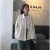 2025 Autumn/Winter Korean Style Loose Short Jacket for Female Students - Harajuku & Hong Kong Style Versatile Windbreaker.