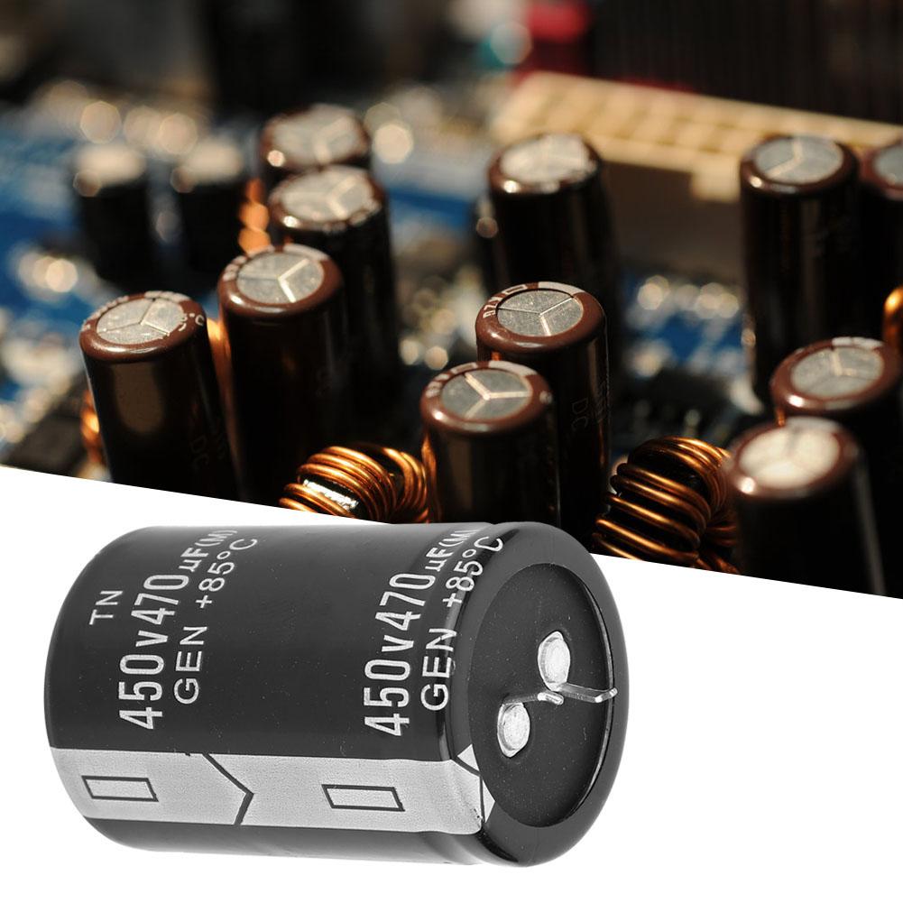4 Pcs 450V 470microfarad Aluminium Electrolytic Capacitor for Inverter Welding Machine 35x50mm